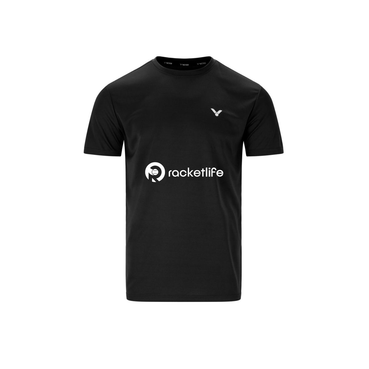 Racketlife x Victor T-shirt (Sort) - XS