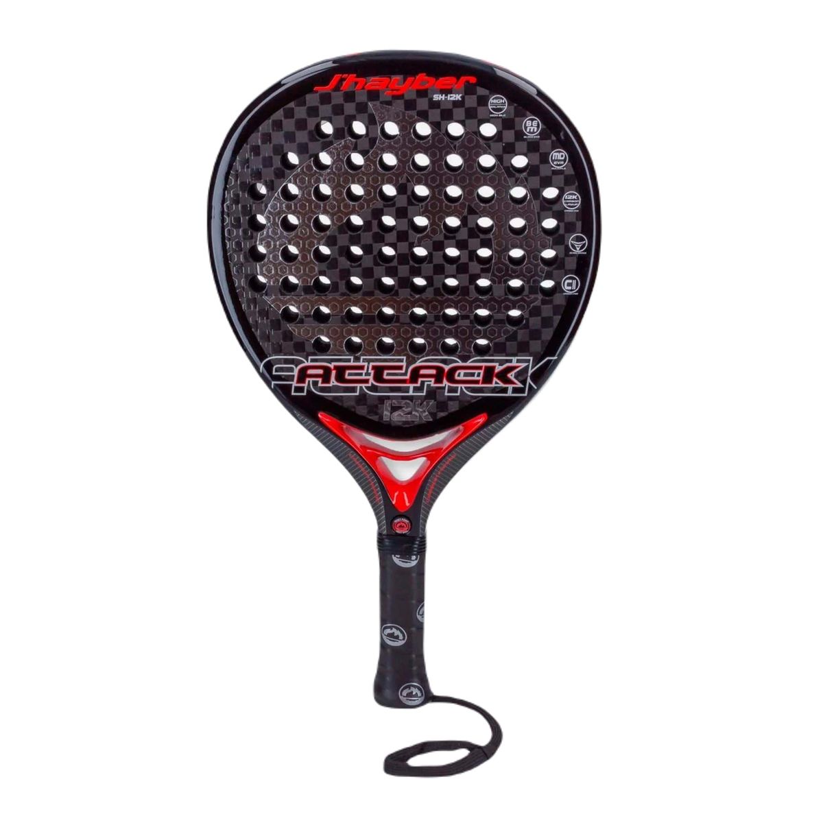 J'hayber Attack 12K Padelbat