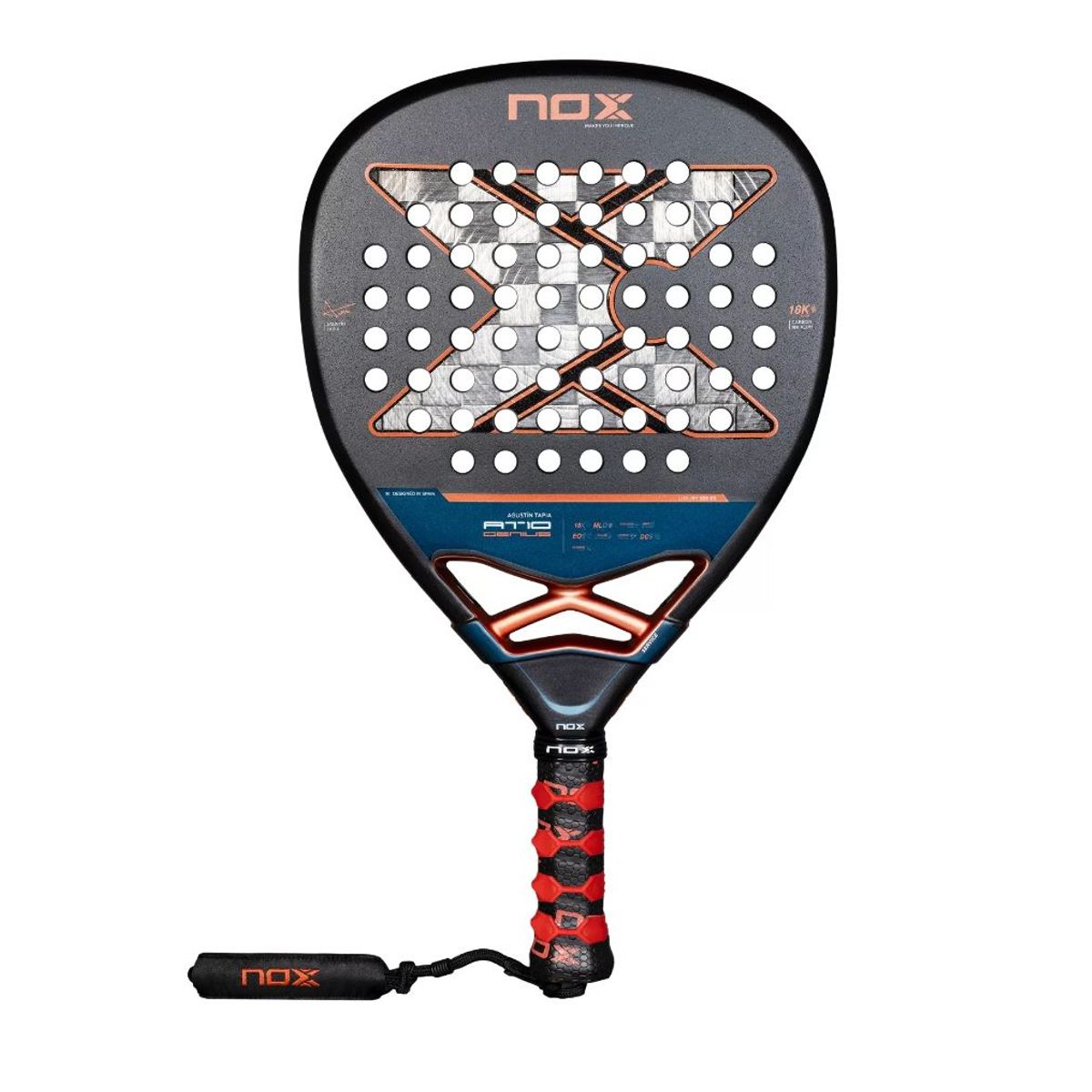 Nox AT10 Genius Attack 18K Alum 2025 Padelbat