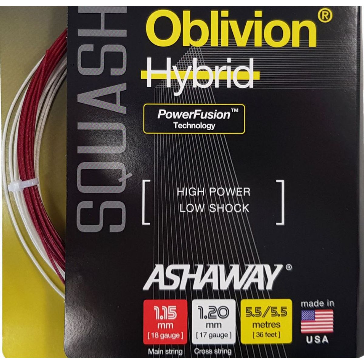 Opstrengning med Ashaway Oblivion Hybrid Coil