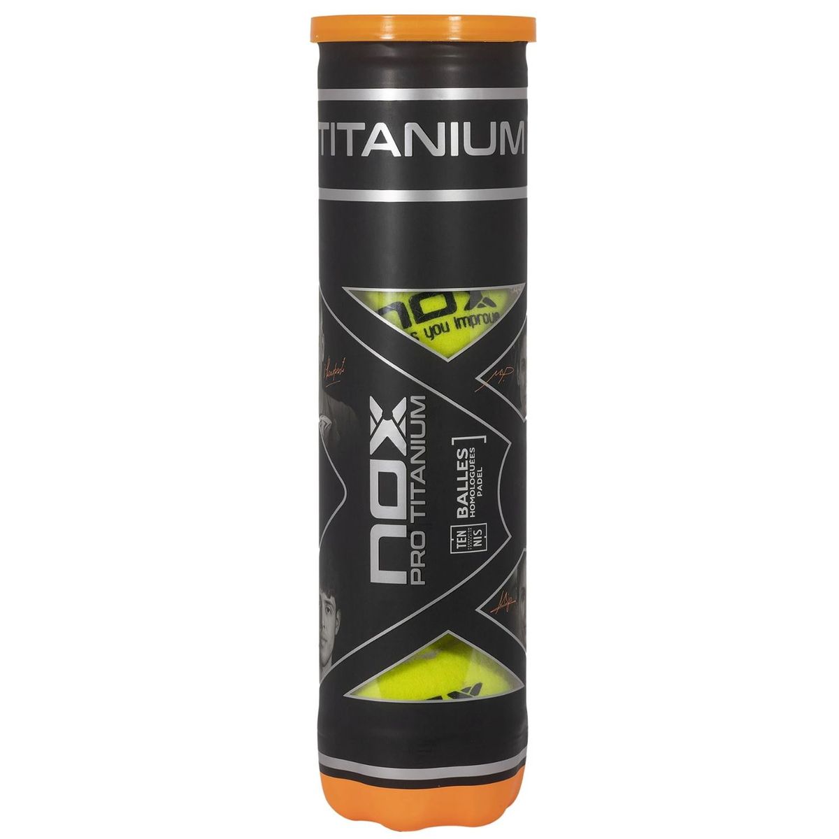 Nox Pro Titanium Padelbolde (4 stk.)