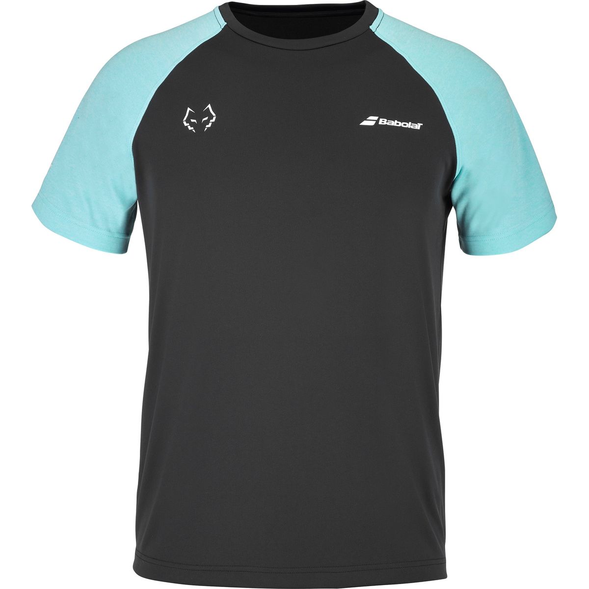 Babolat Crew Neck Tee Juan Lebron (Black/Light Blue) - M