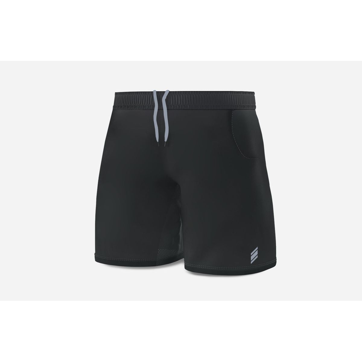 Eye Shorts (Black-Grey) - XL