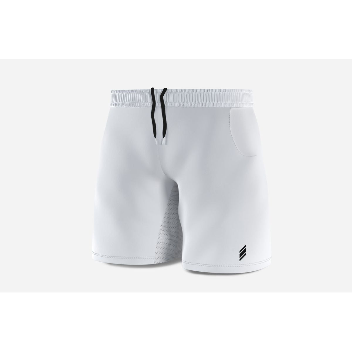 Eye Shorts (White-Black) - S