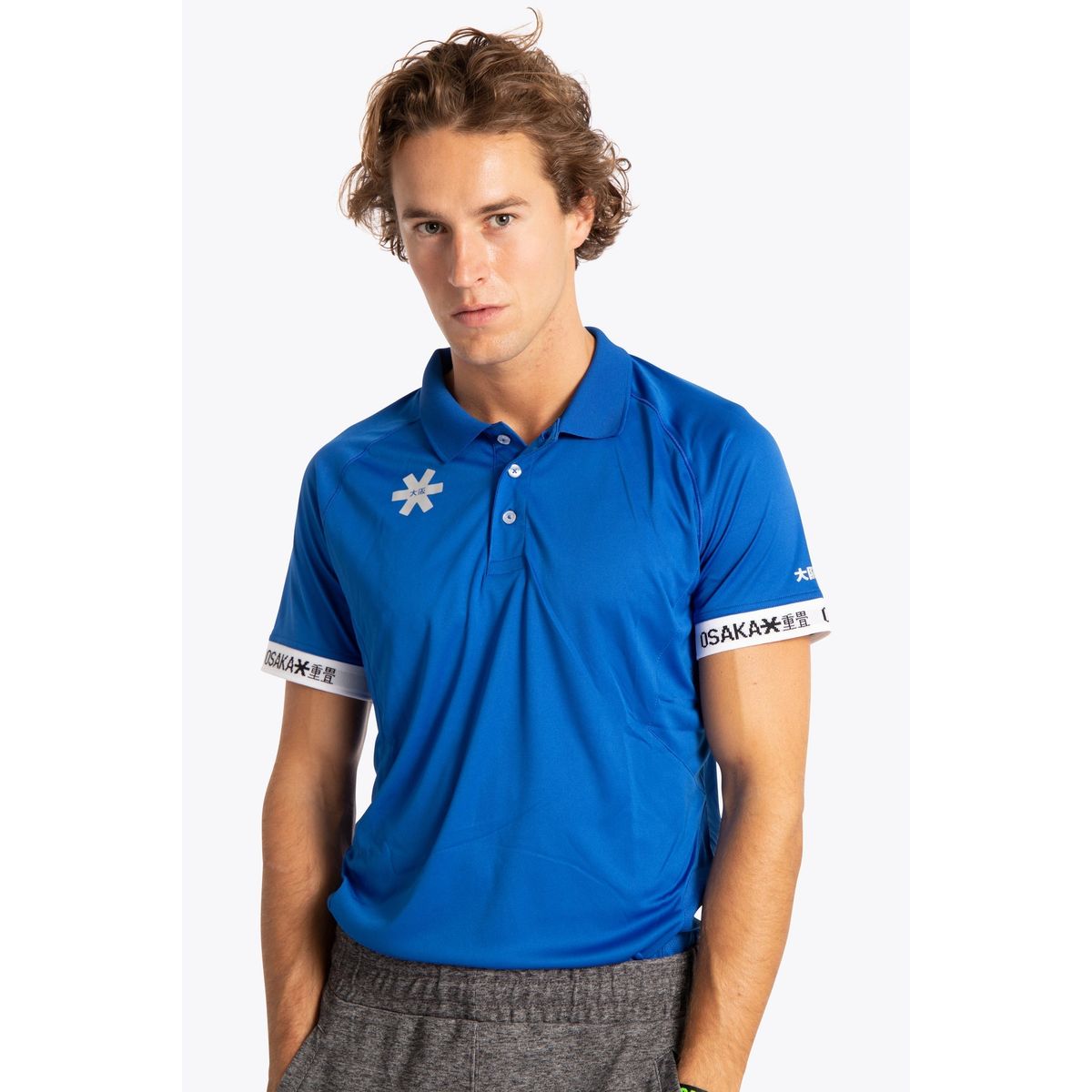 Osaka Men's Polo Jersey (Royal Blue) - M