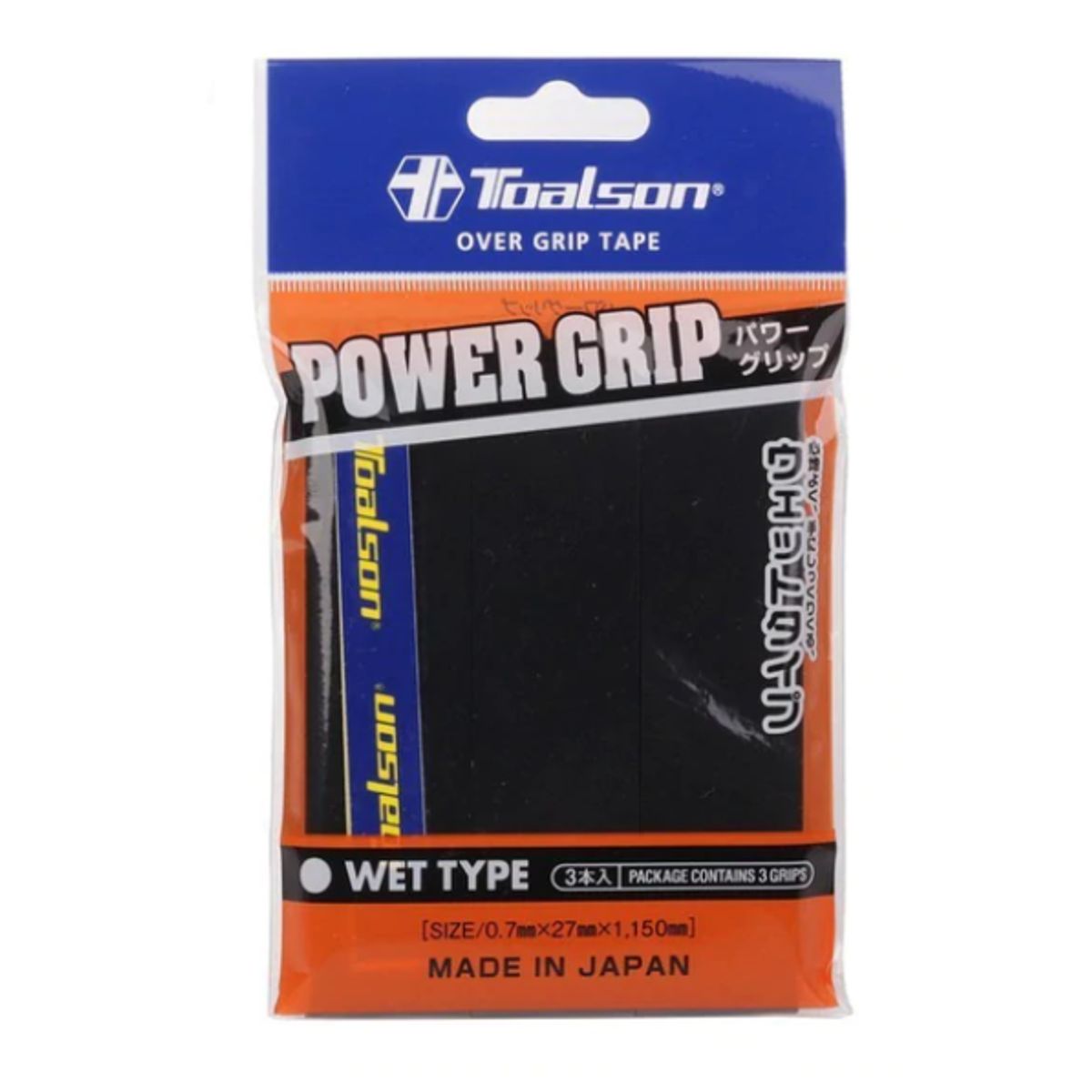 Toalson Power Grip (3-pak, Sort)