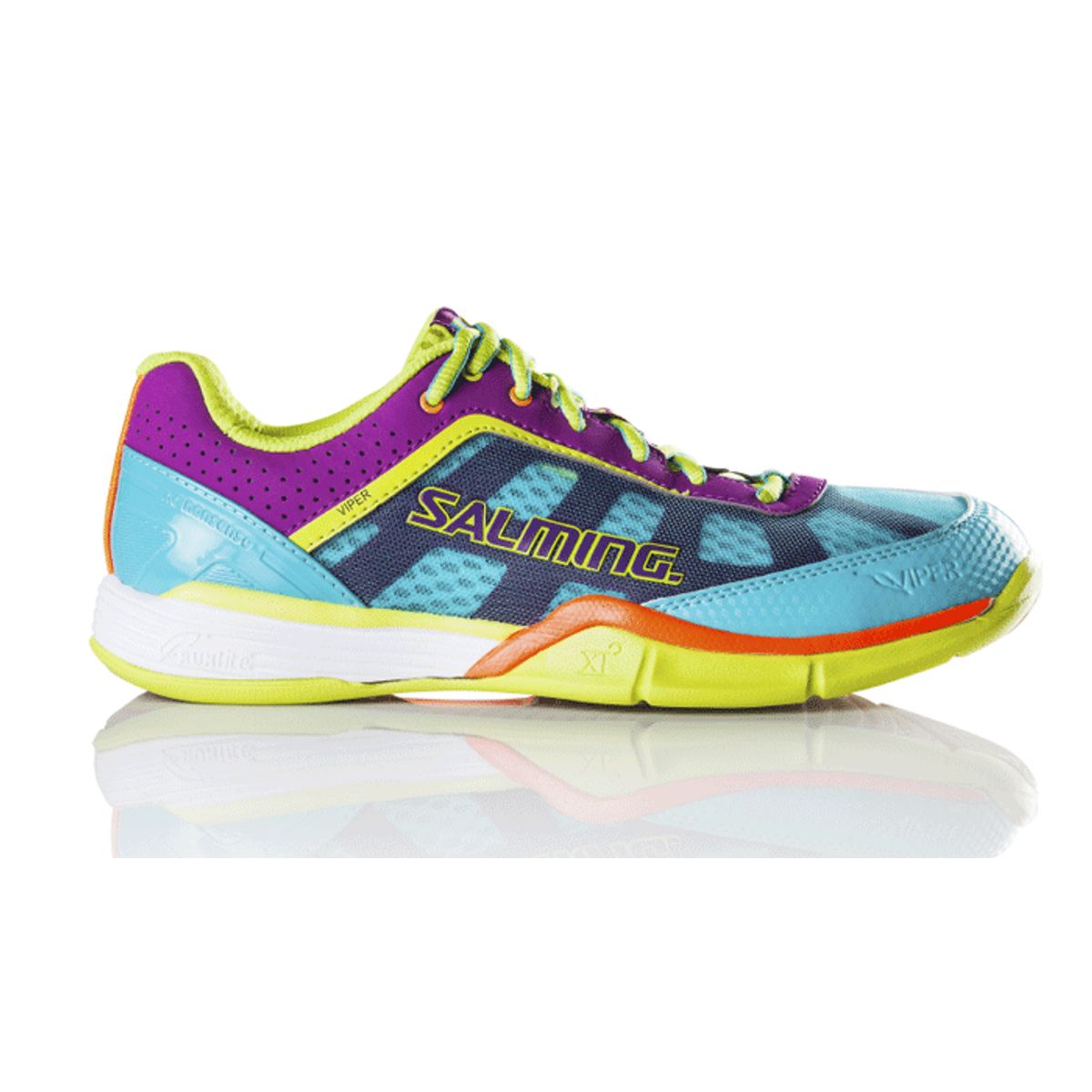 Salming Viper 3 Women Squashsko (Turqoise-cactusflower) - 40 2/3