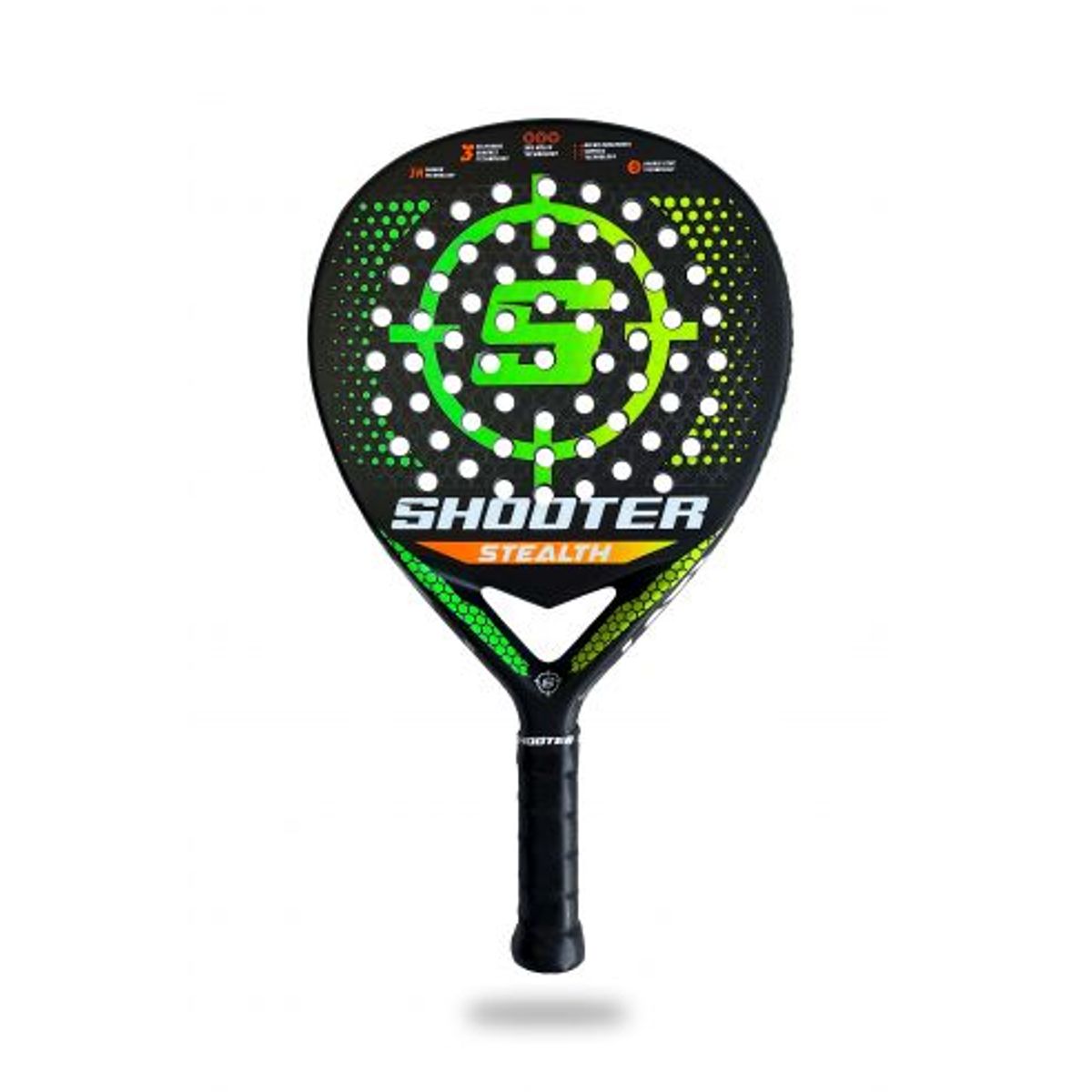 Shooter Stealth Padelbat (Gul/grøn)