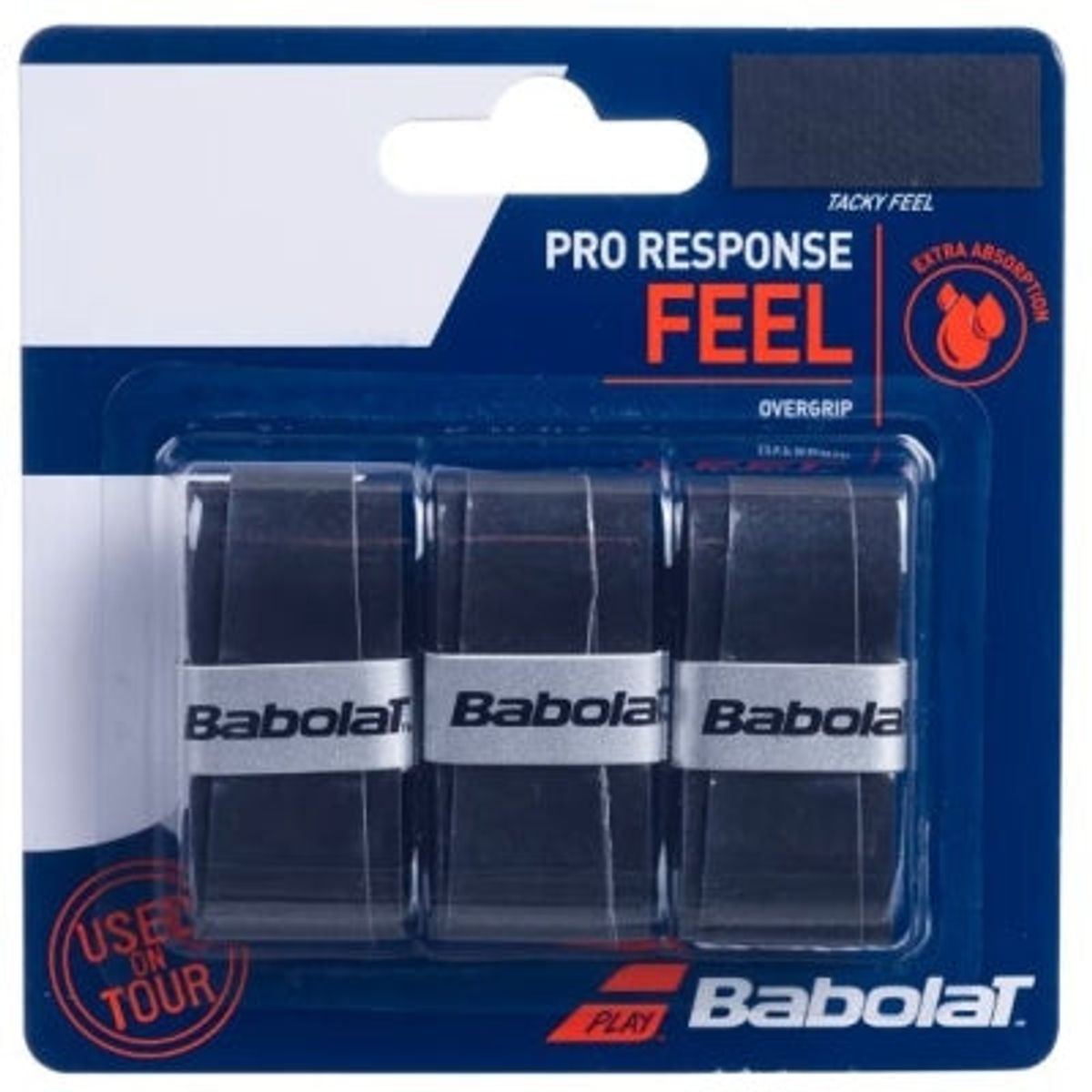 Babolat Pro Response Overgrip (Sort, 3-pak)