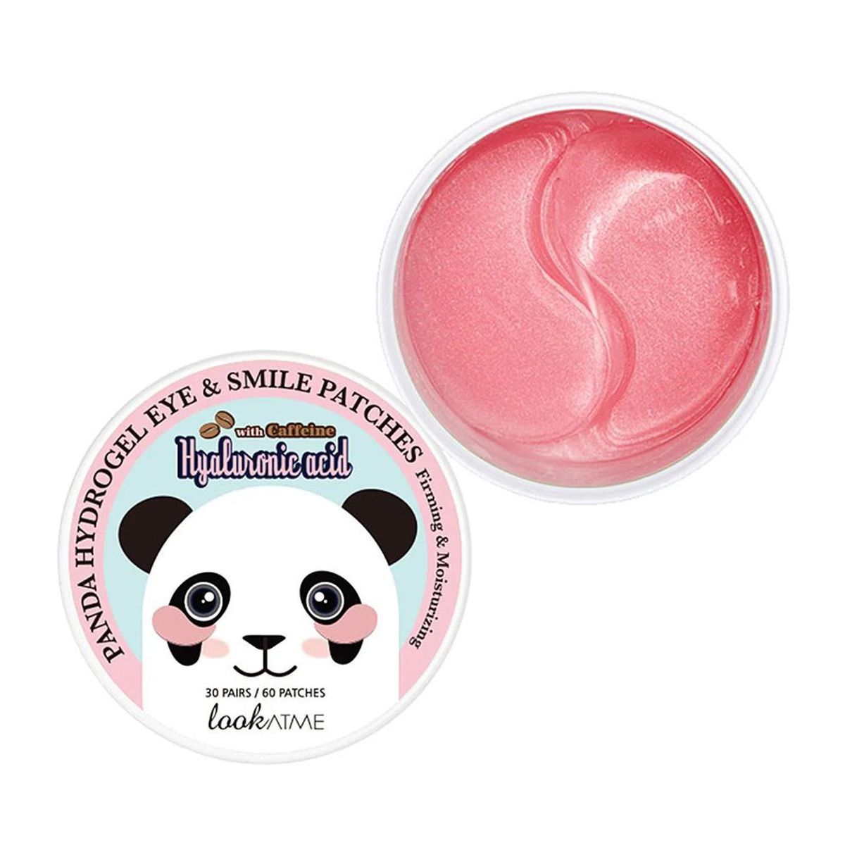 Look At Me LOOK AT ME PANDA HYDROGEL EYE & SMILE PATCHES HYALURONIC ACID WITH CAFFEINE