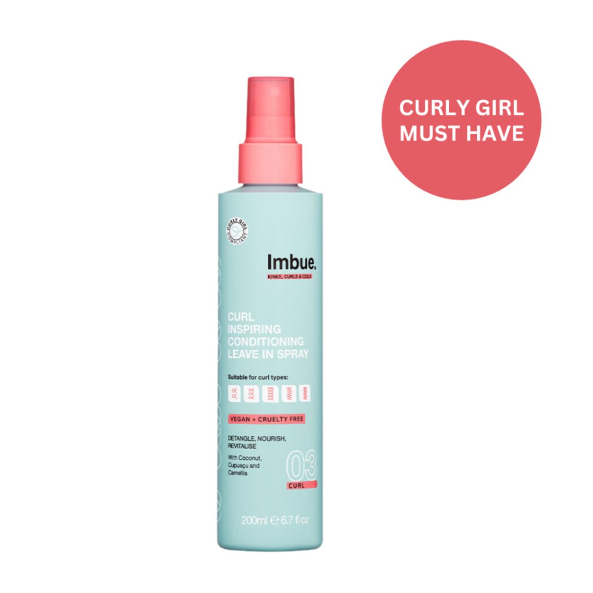 imbue Imbue Curl Inspiring Conditioning Leave In Spray 200ml