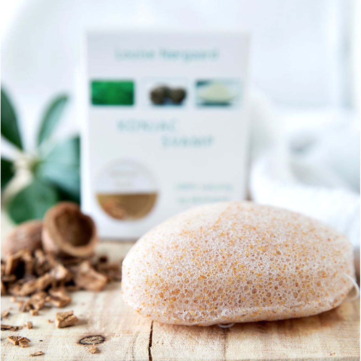 Organic Konjac Valnød svamp