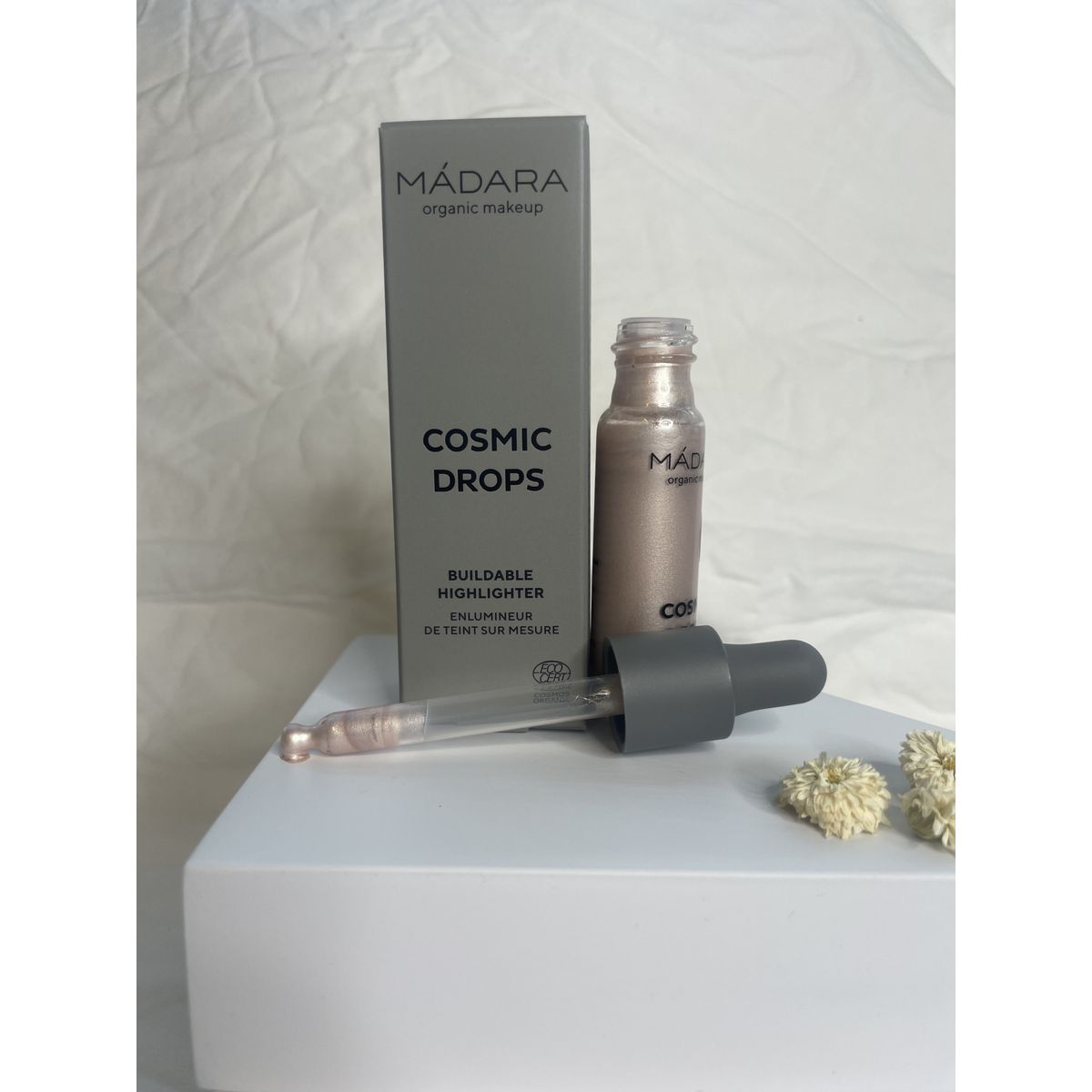 MADARA COSMIC DROPS Buildable highlighter, #2 COSMIC ROSE