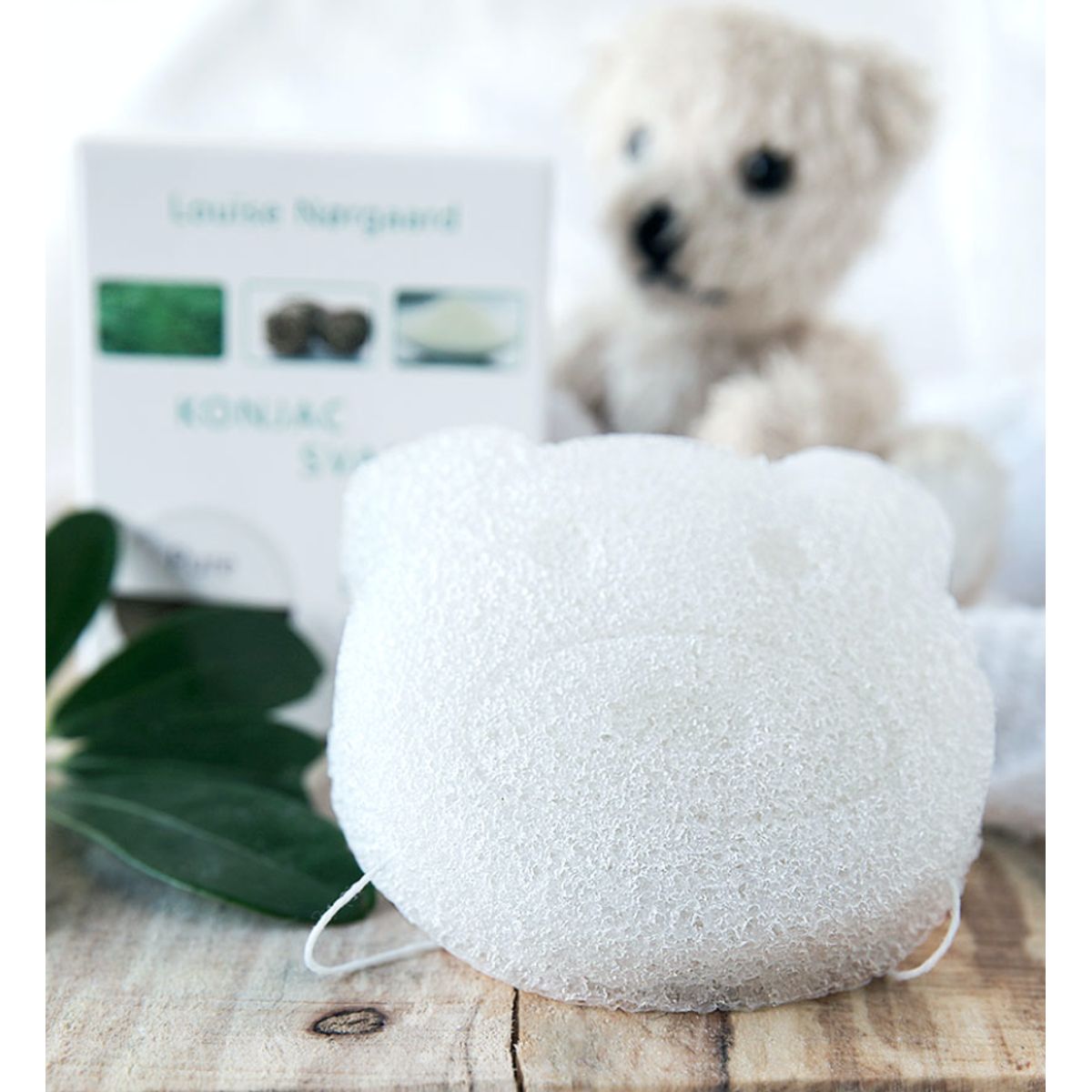 Organic Konjac Pure Bear baby svamp