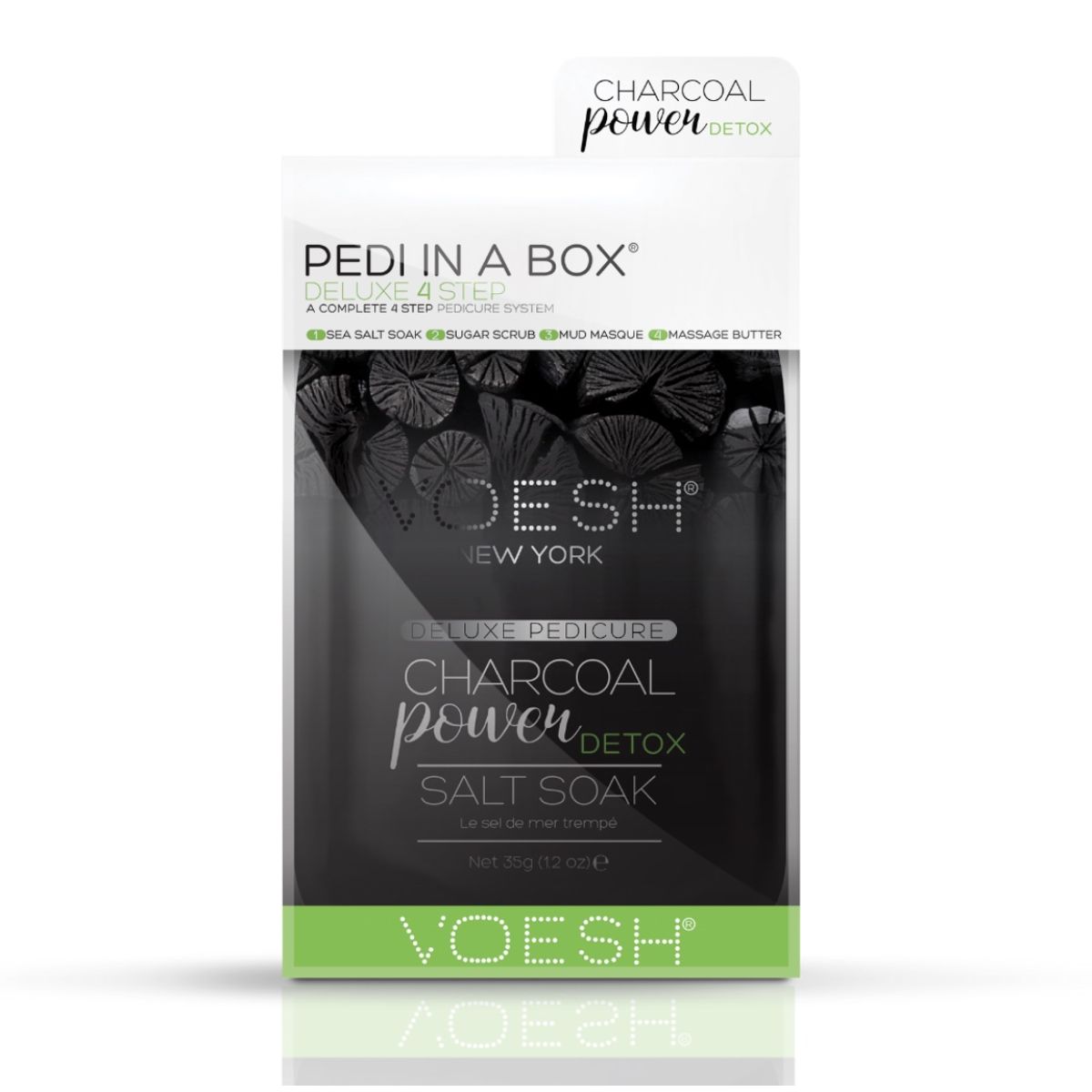 Voesh Pedi In A Box, Charcoal Power Detox