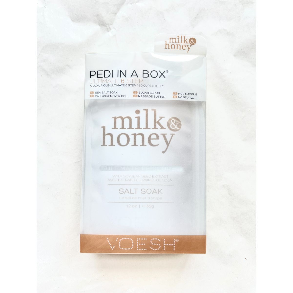 Voesh Pedi In A Box, Ultimate - Milk & Honey