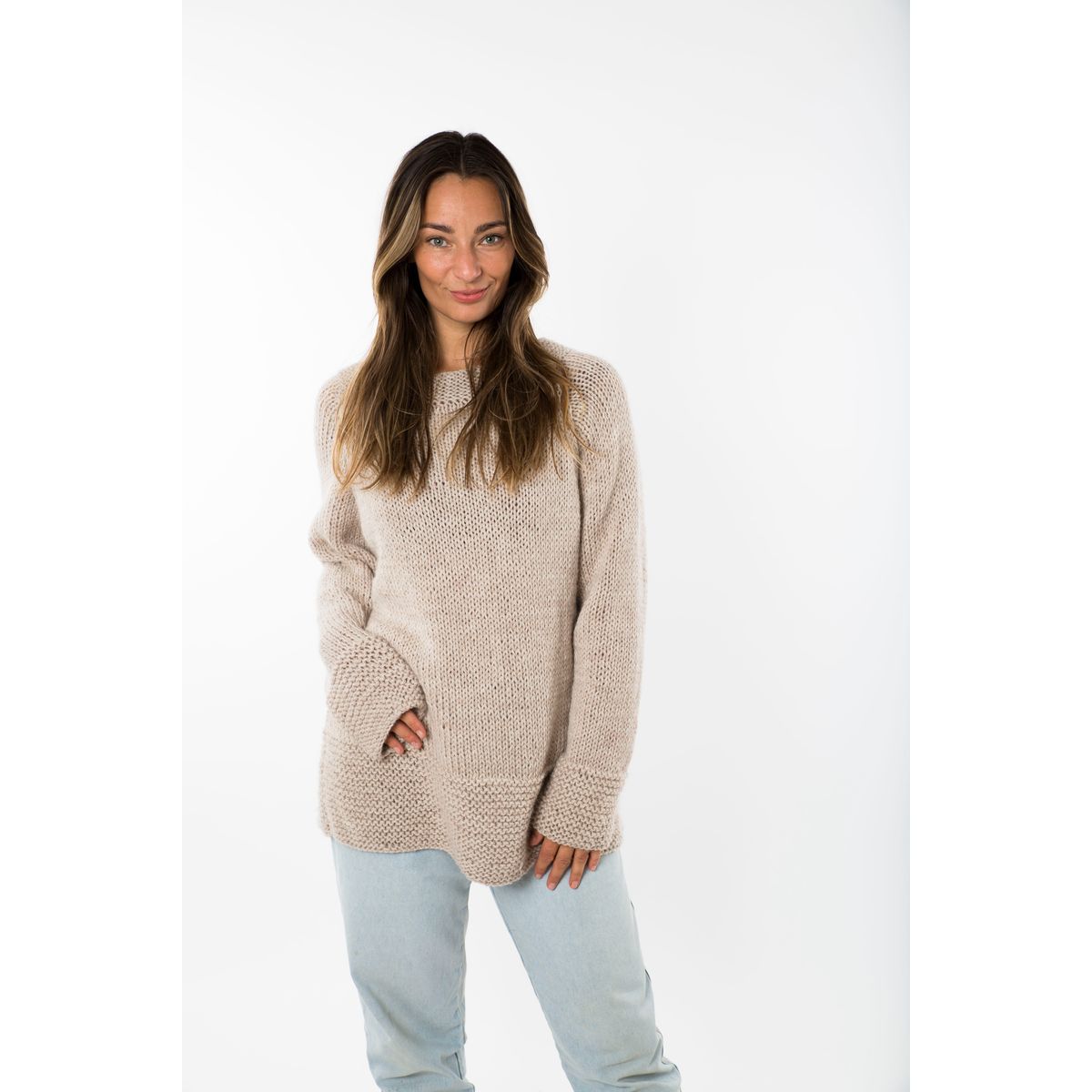 Baltic Sweater - Fuza Wool - Beige