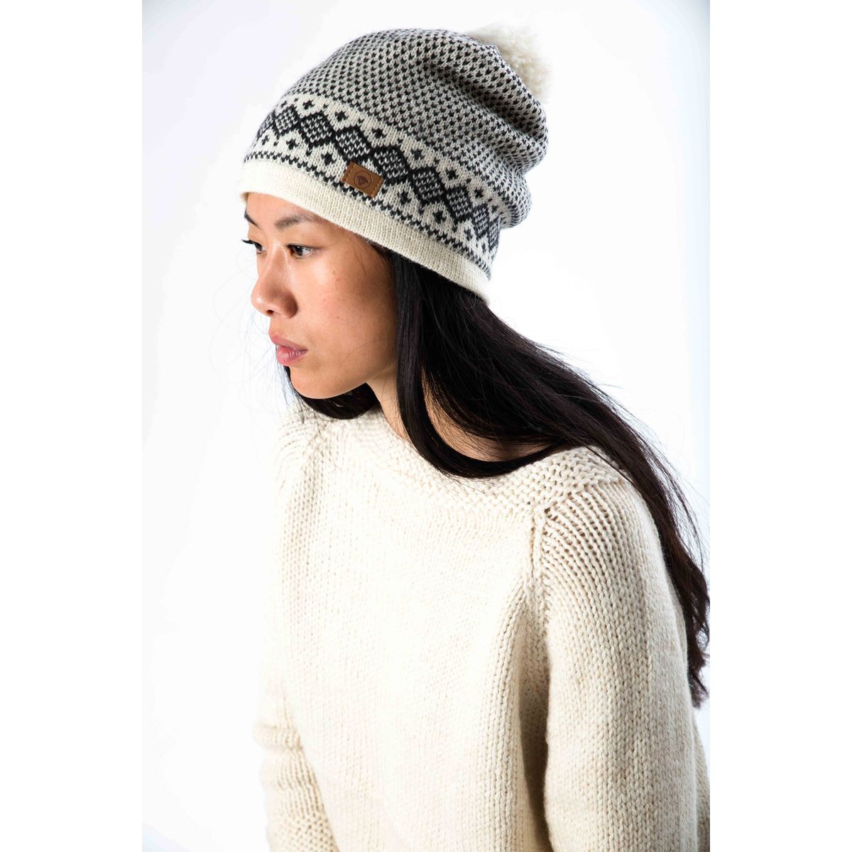 Enya Hat - Fuza Wool - White