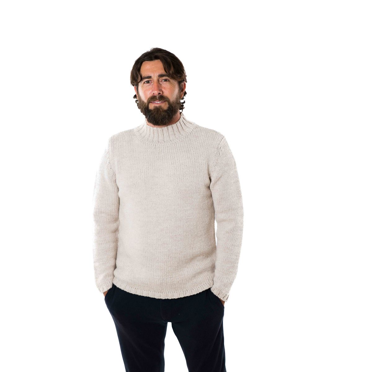 Poul Sweater H.N. - Fuza Wool - Navy