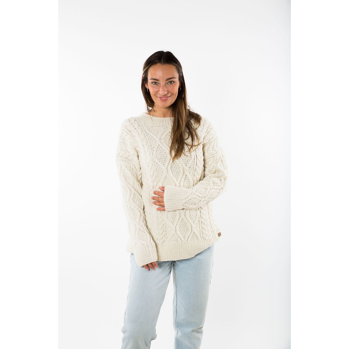 Tilda Sweater - Fuza Wool - White