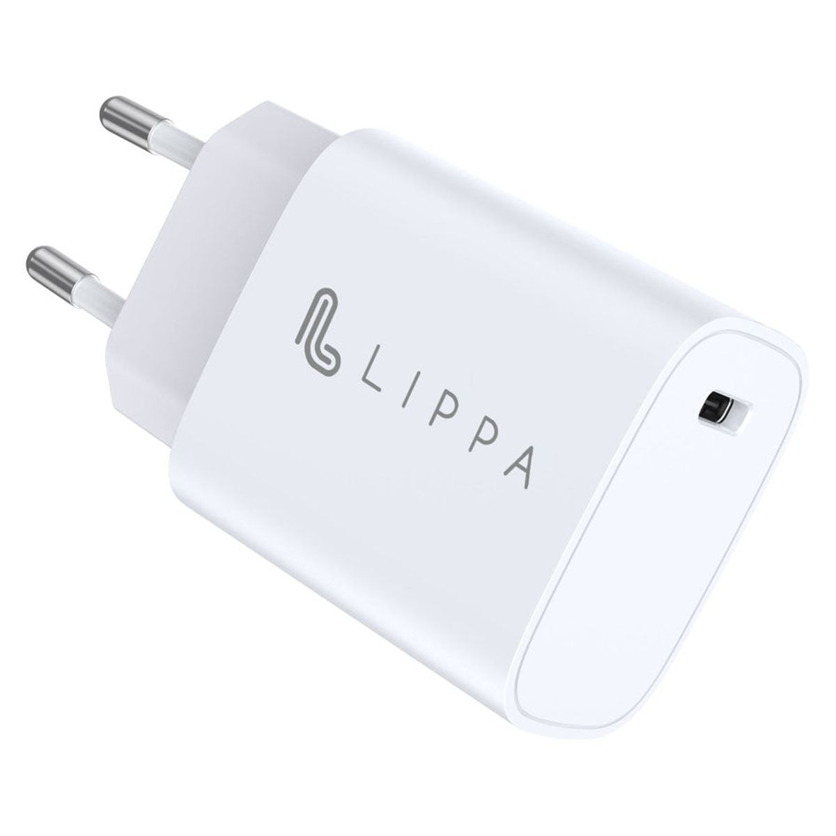 Lippa 20W USB-C PD Wall Charger, White