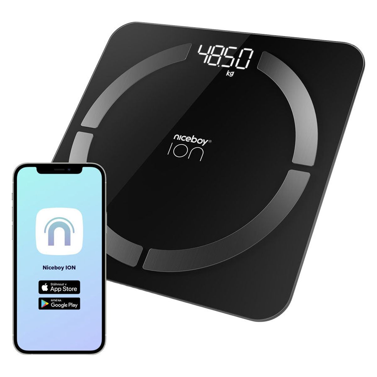 Niceboy ION Smart Scale, Black