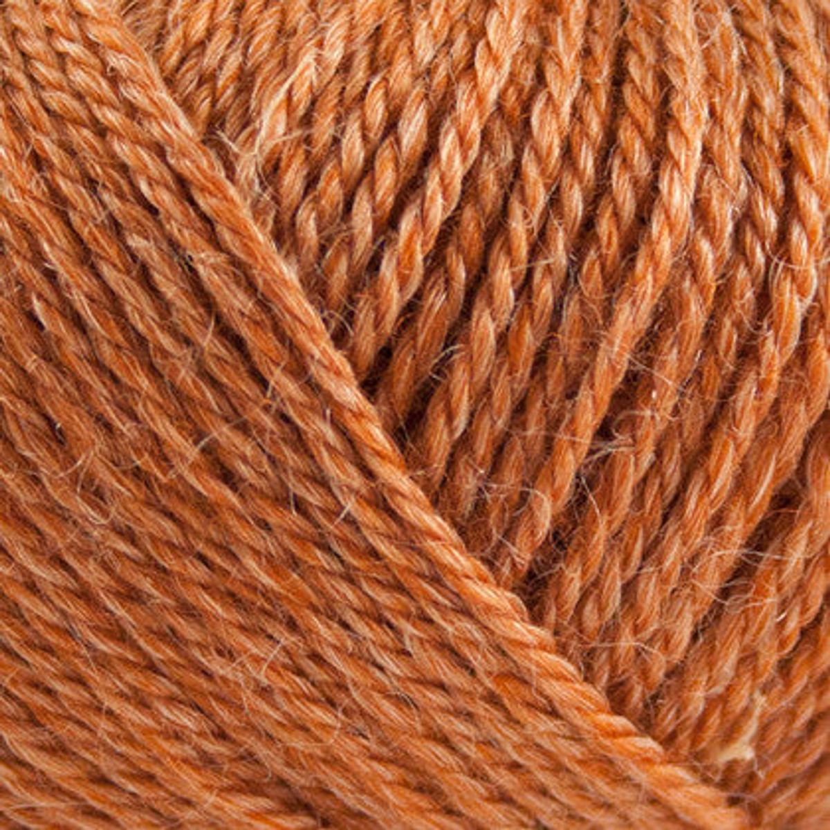 Onion No.4 Organic Wool + Nettles - Brændt Orange