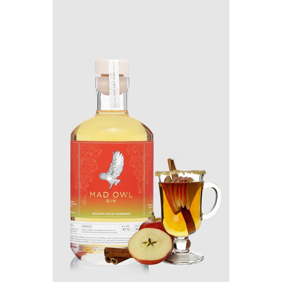 Mad Owl Gin - Apple & Gooseberries