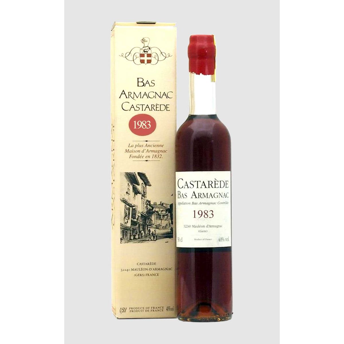 Bas Armagnac Castarede 1983 Vintage 50 cl