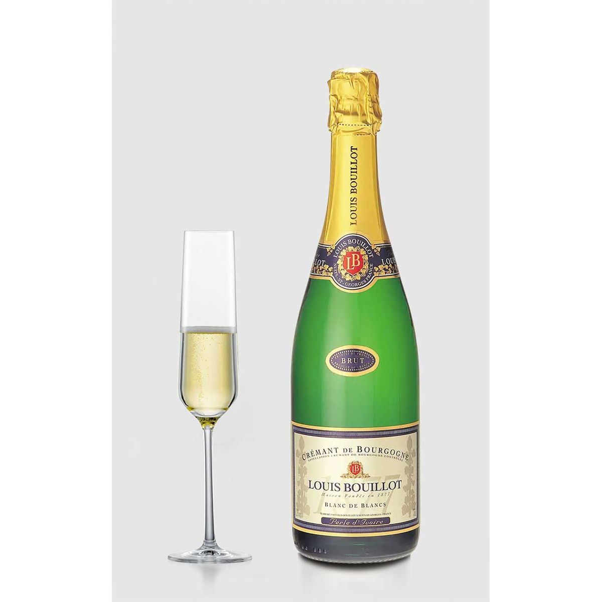 Cremant De Bourg Blanc De Blanc Perle D'ivoire, Louis Bouillot