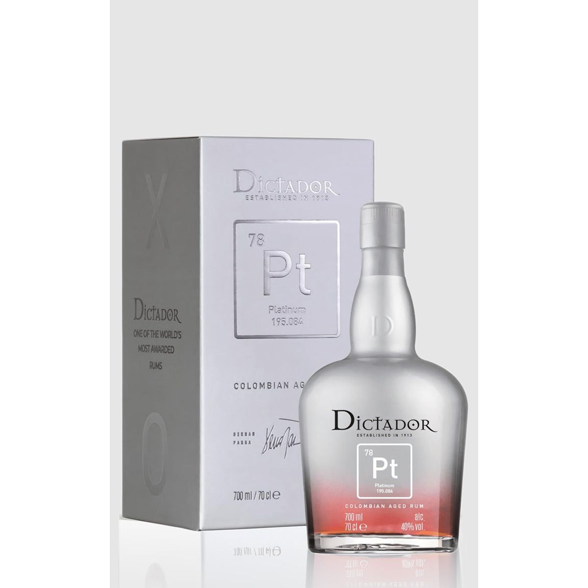 Dictador XO Platinum Rum 40%