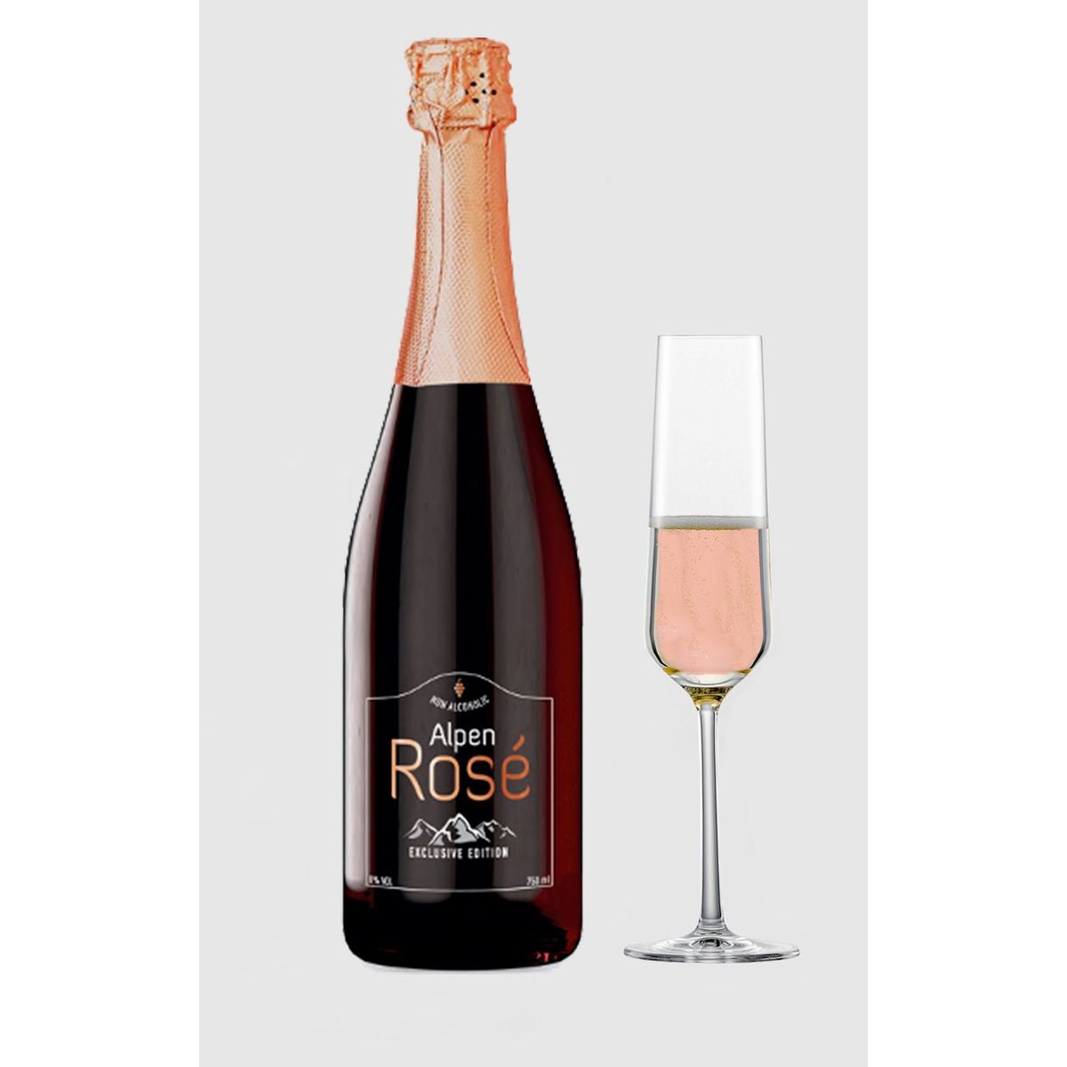 Alpen Rosé alkoholfri mousserende vin