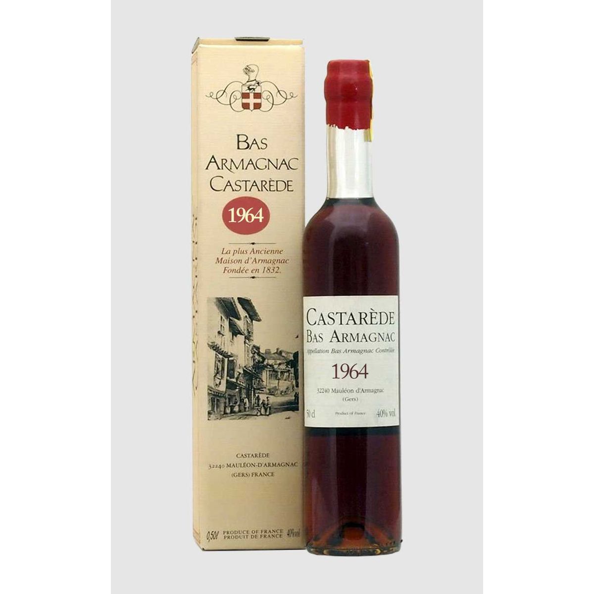 Bas Armagnac Castarede 1964 Vintage 50 cl