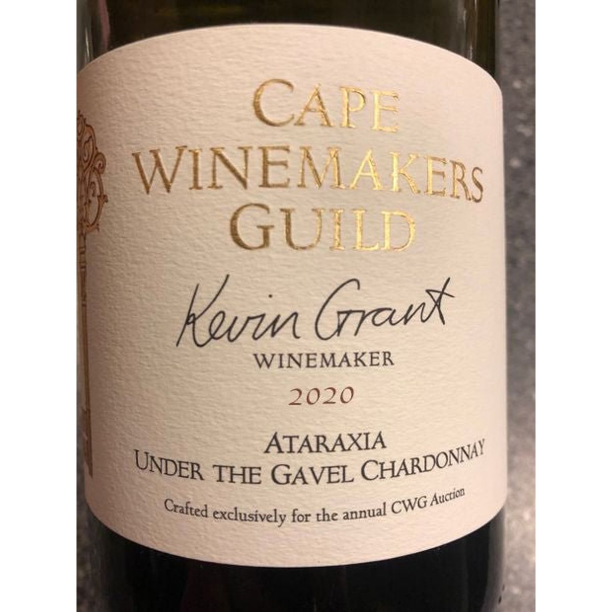 CWG Ataraxia Under The Gavel Chardonnay 2020