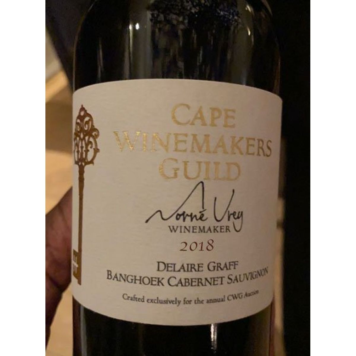 CWG Delaire Graff Estate Banghoek Cabernet Sauvignon 2018