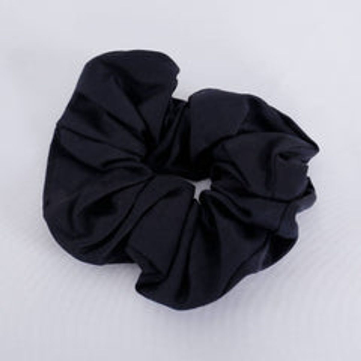 Bambus scrunchie i sort