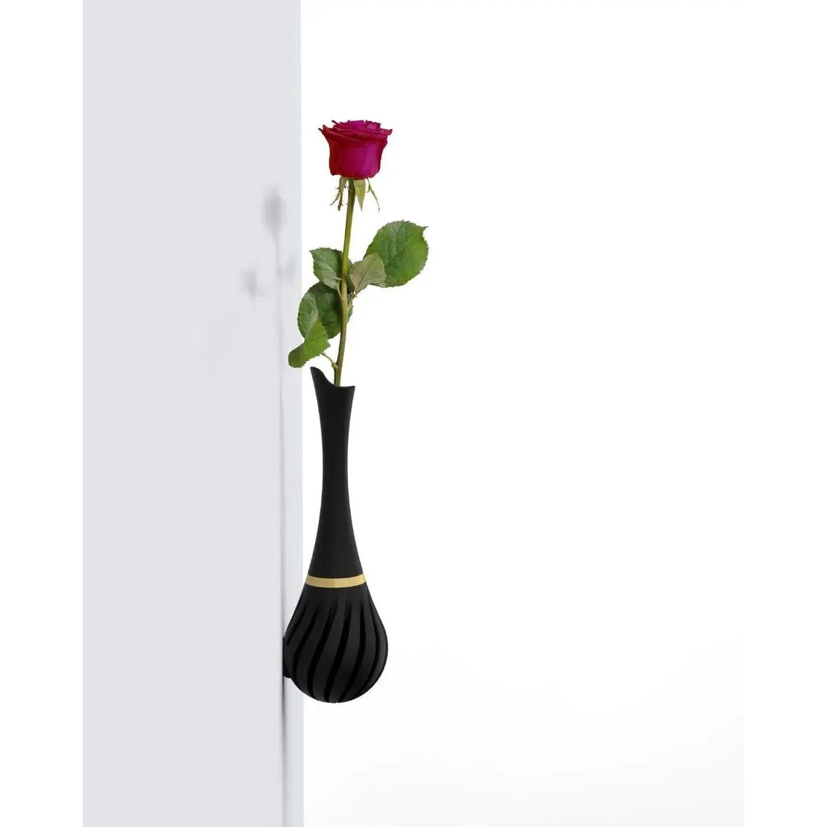 Kadla Modular Vase - 300mm / Sort - Guld