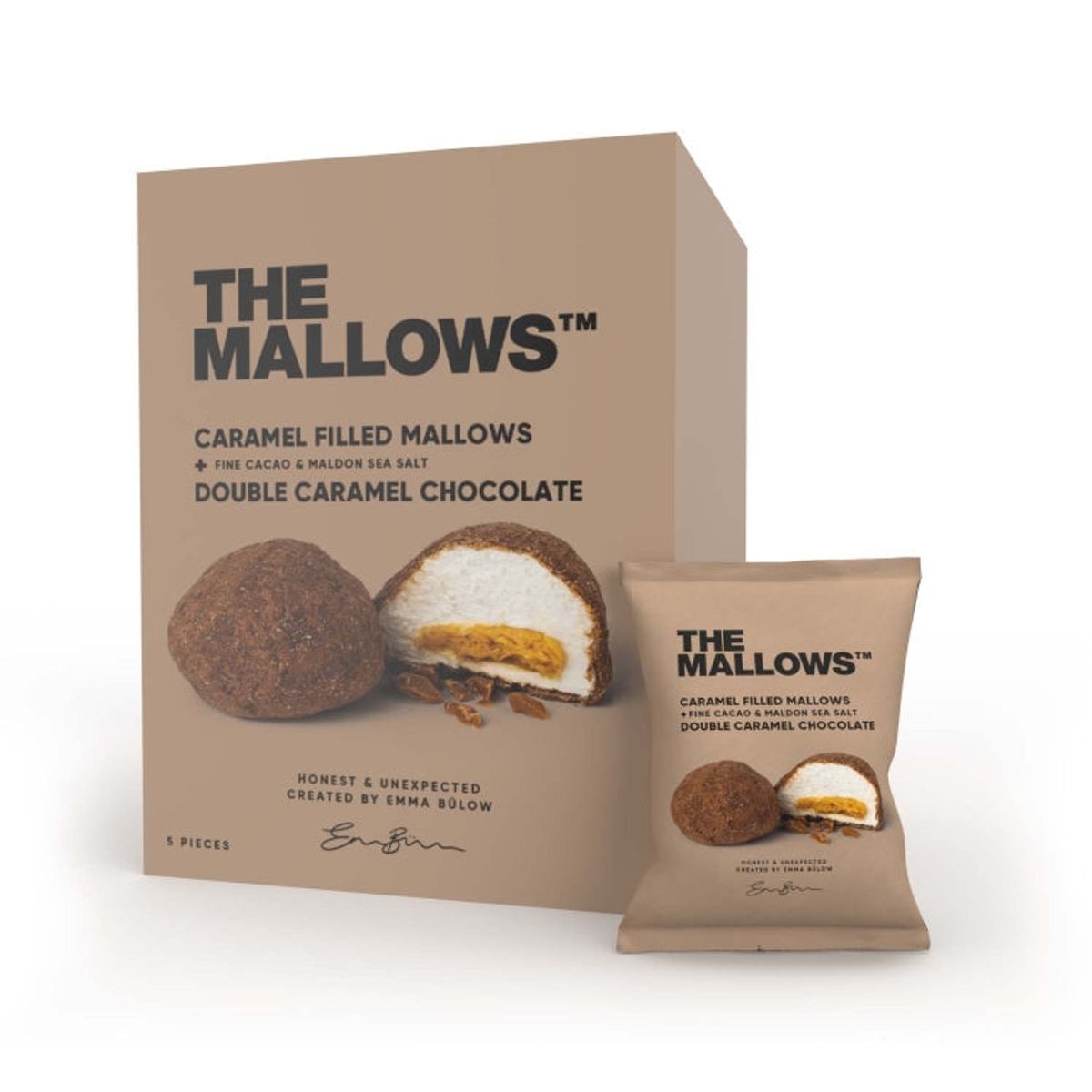 Caramel Filled Double Caramel Chocolate Box - The Mallows