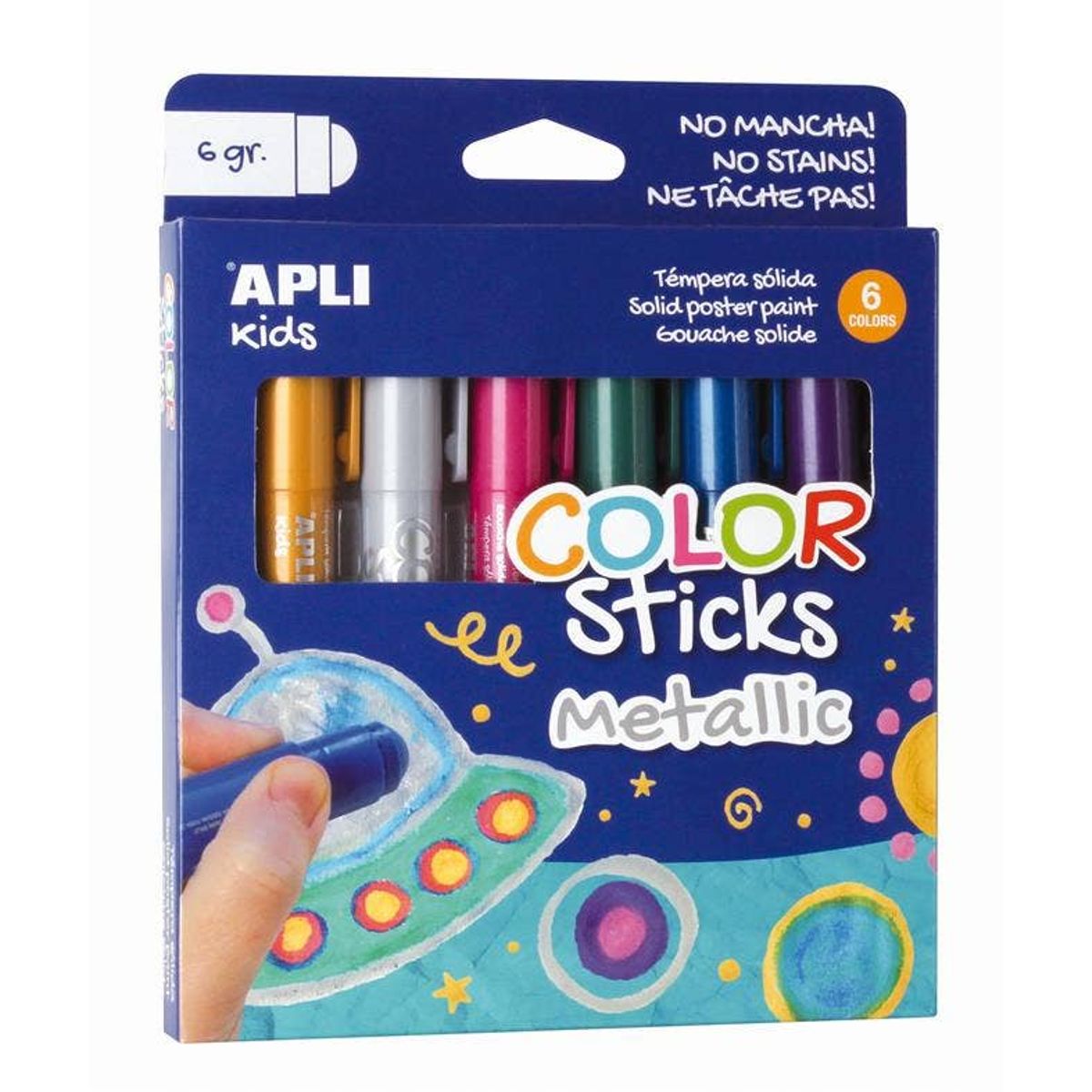 Color Sticks | æske m. 6 stk