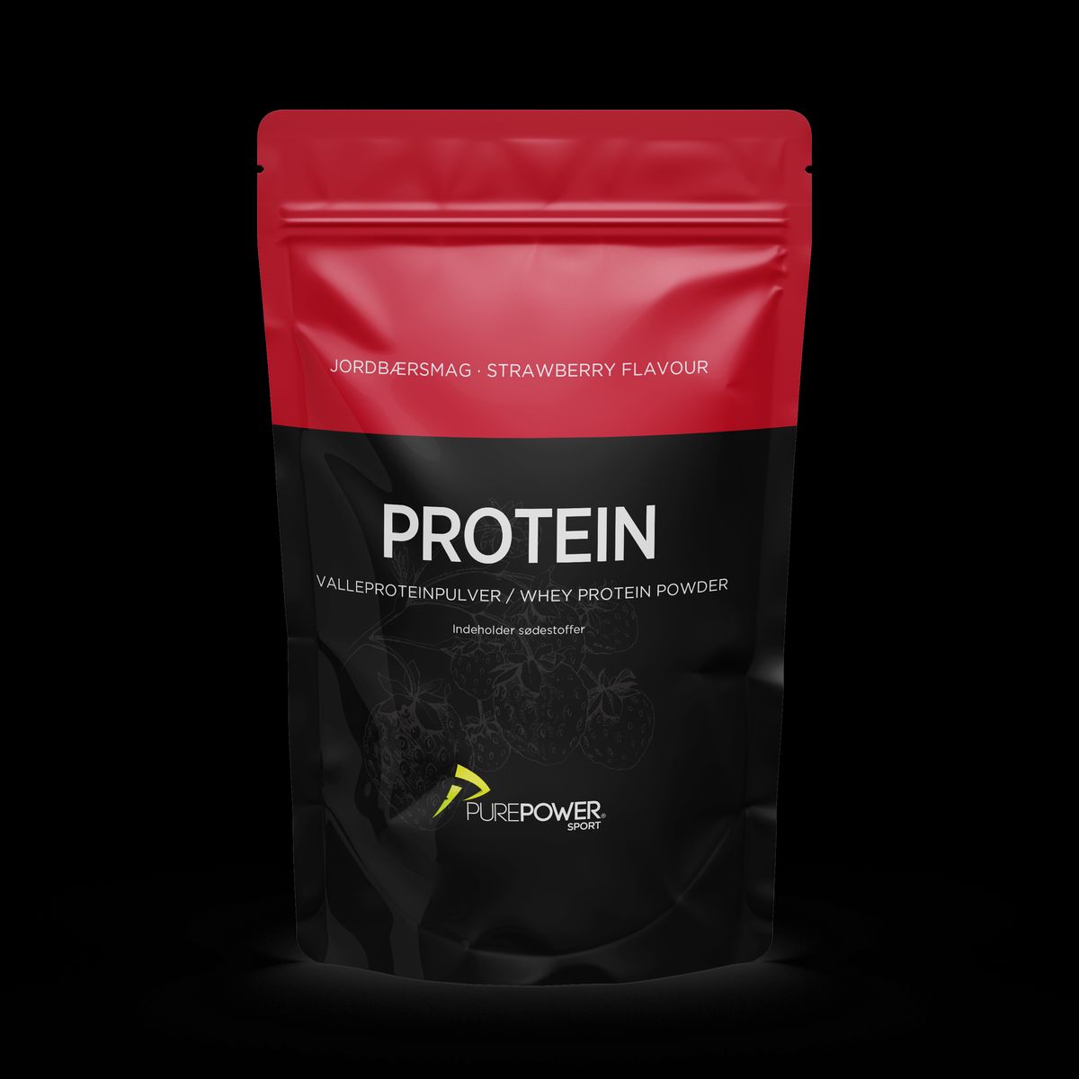 Valleprotein Jordbær 400g