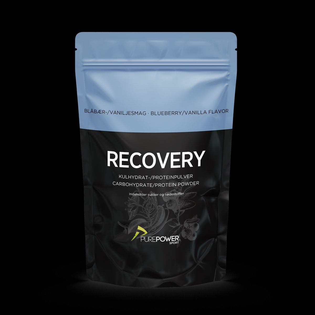 Recovery Vanilje Blåbær 400 g