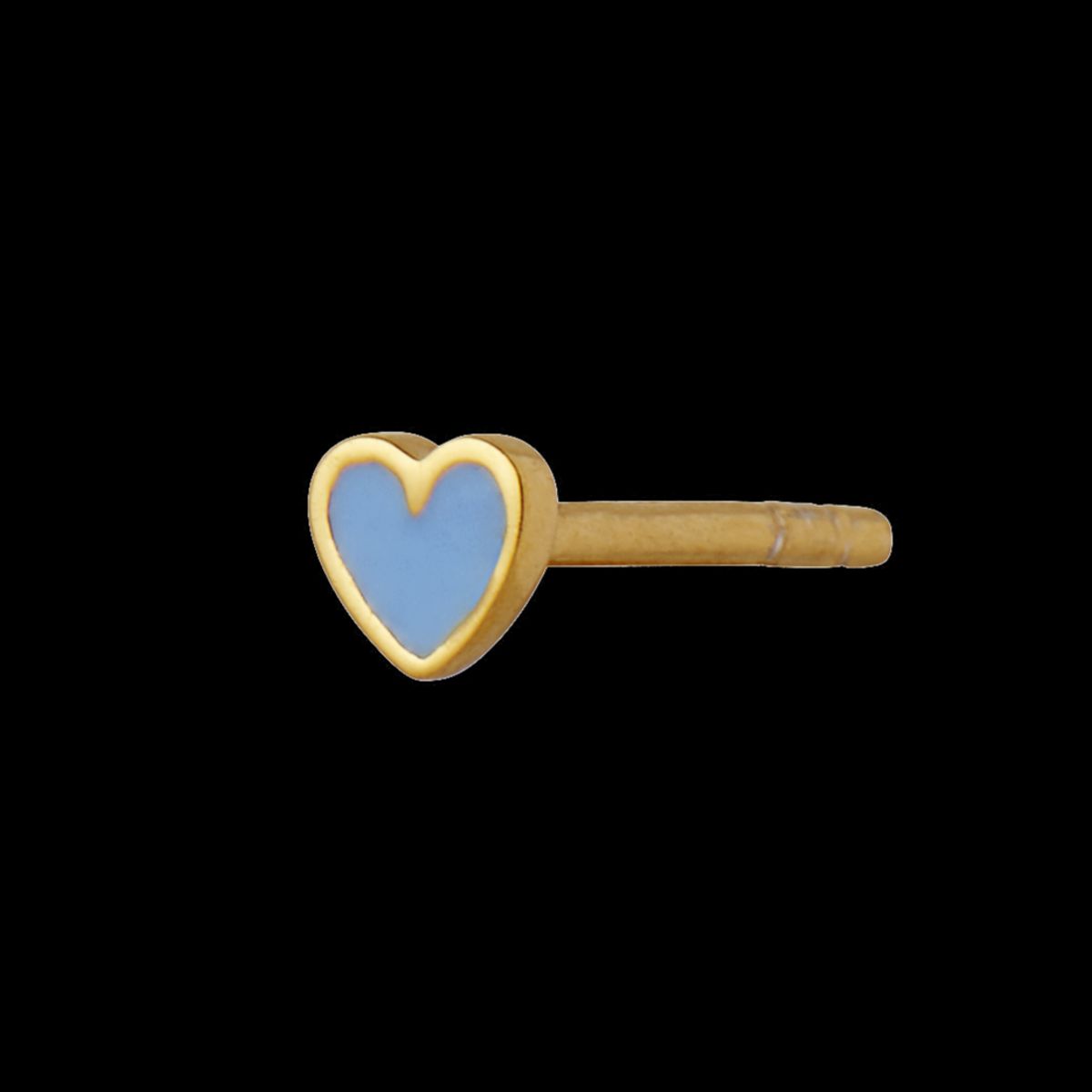 Petit Love Heart Light Blue Enamel