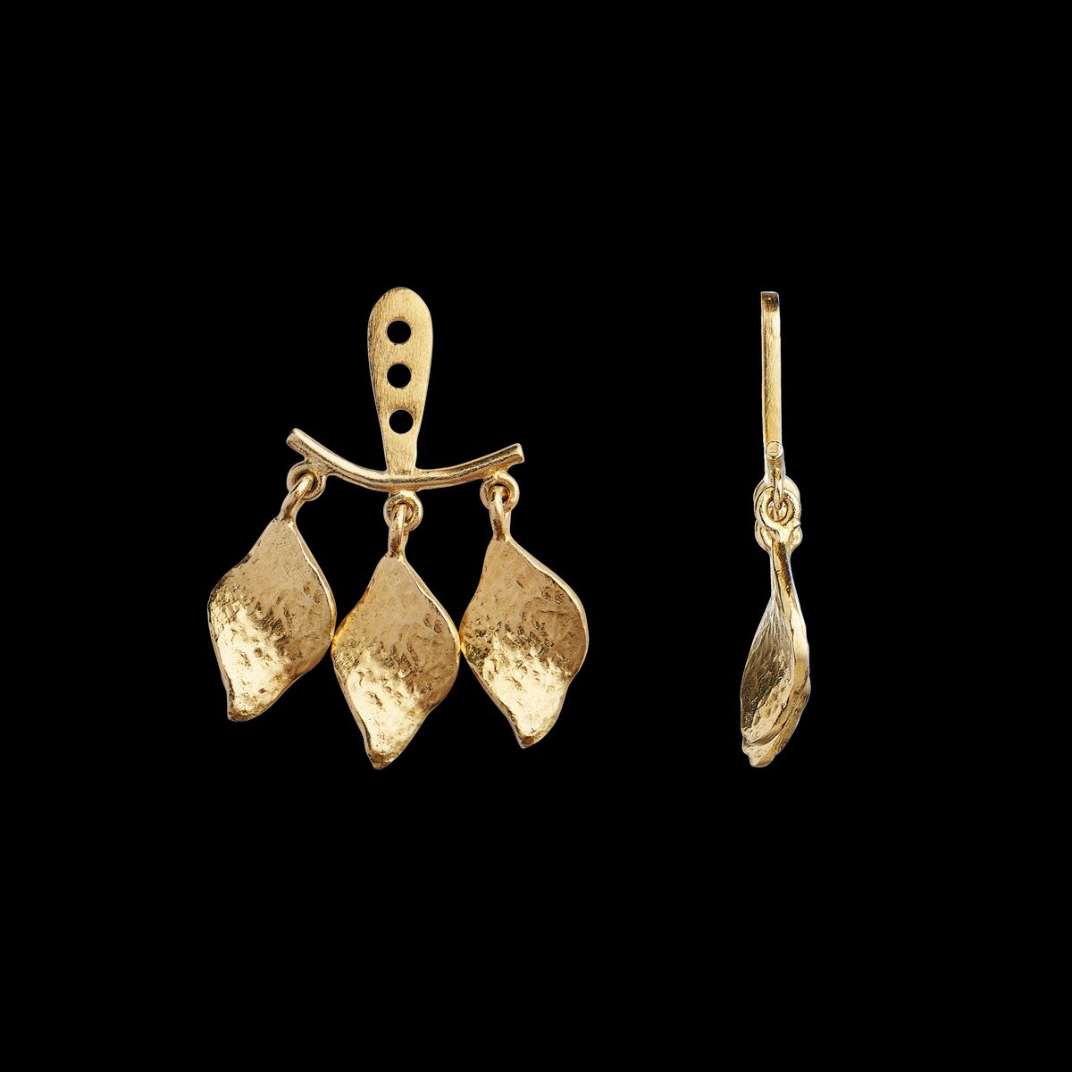 Three Dancing Ile De L'Amour Behind Ear Earring