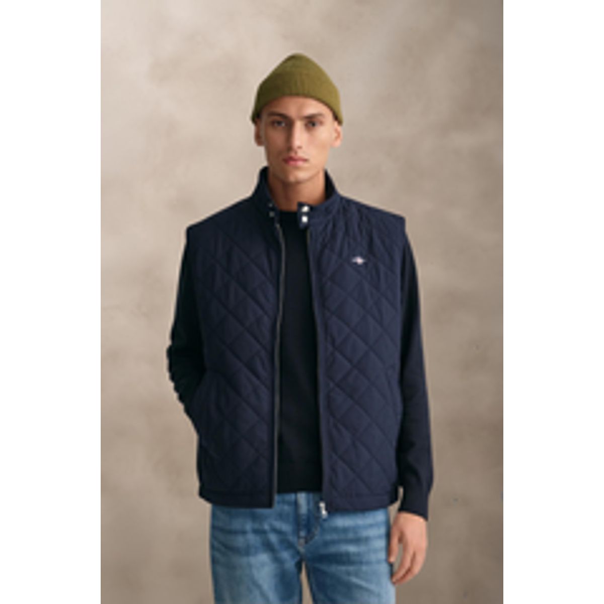 QUILTED WINDCHEATER VEST