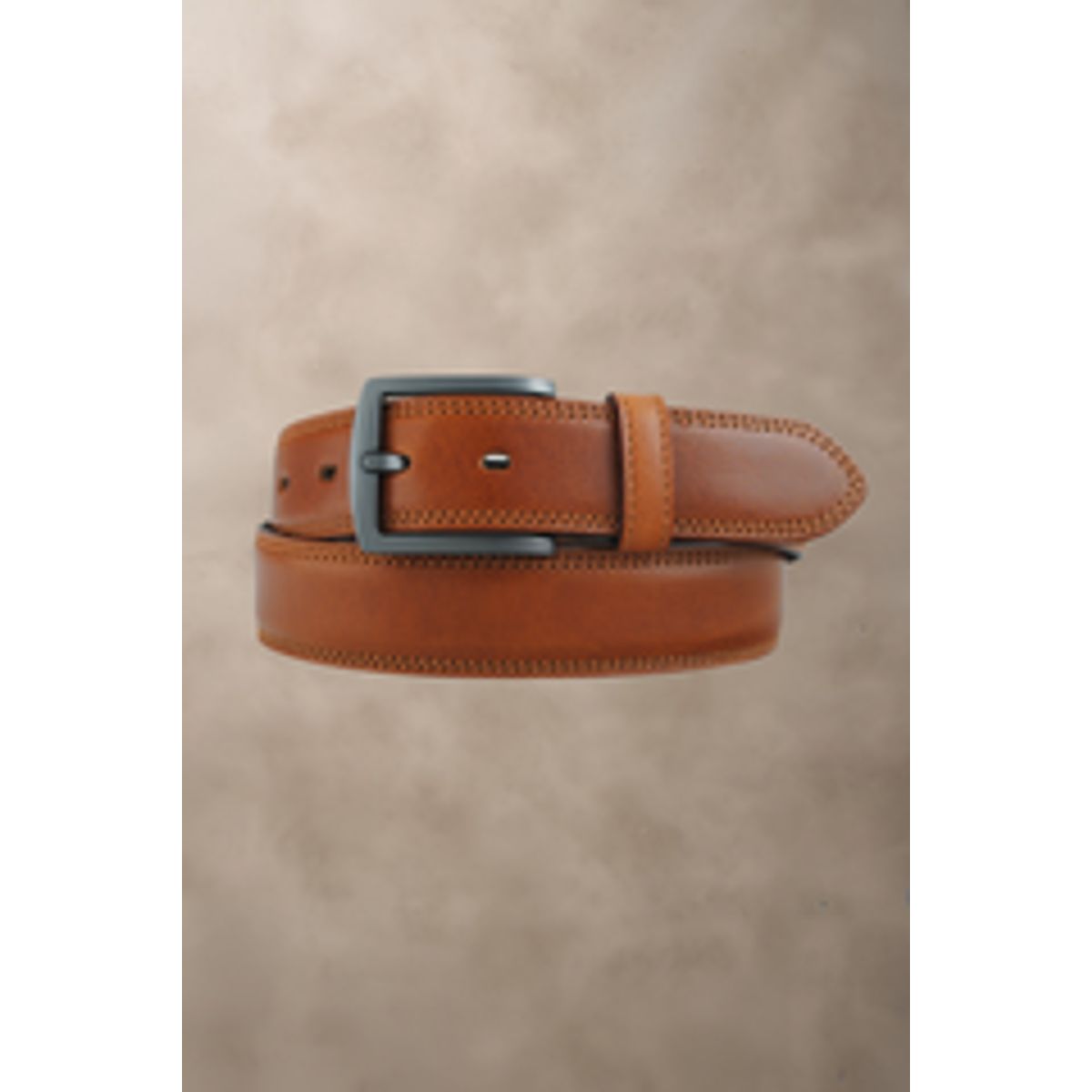 LEATHER BELT, COGNAC