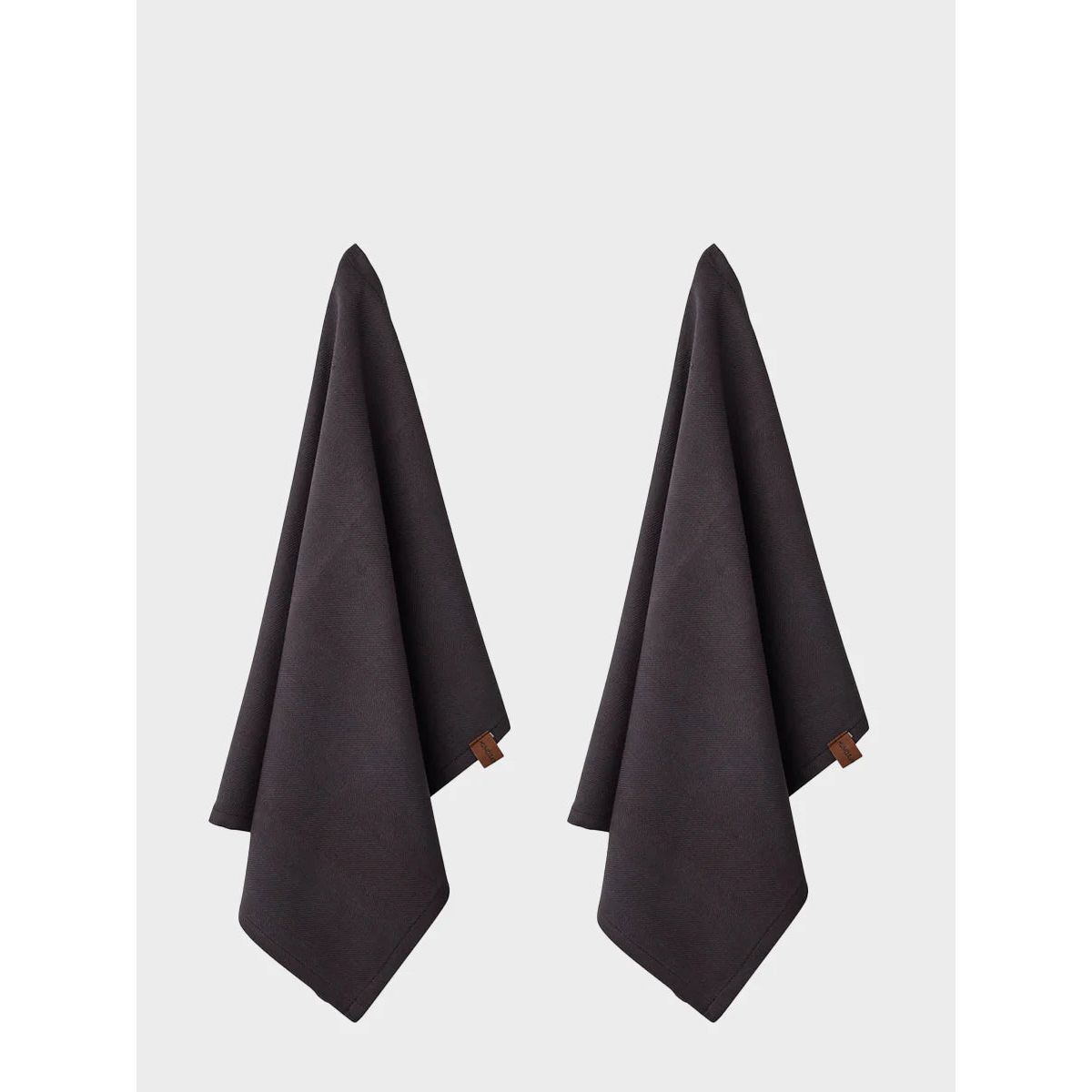 Organic Tea Towel - 2 pack - Coal