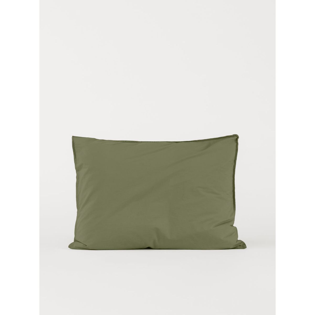 Percale Pillow Case - Olive