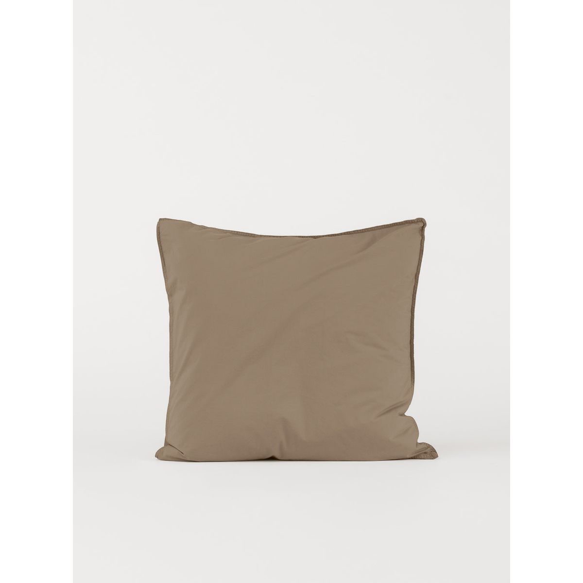 Percale Pillow Case - Mocha Brown