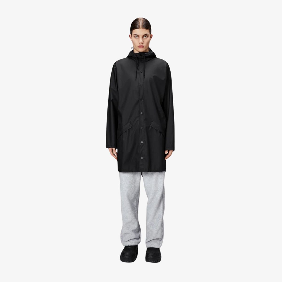 Rains - Longjacket - Sort