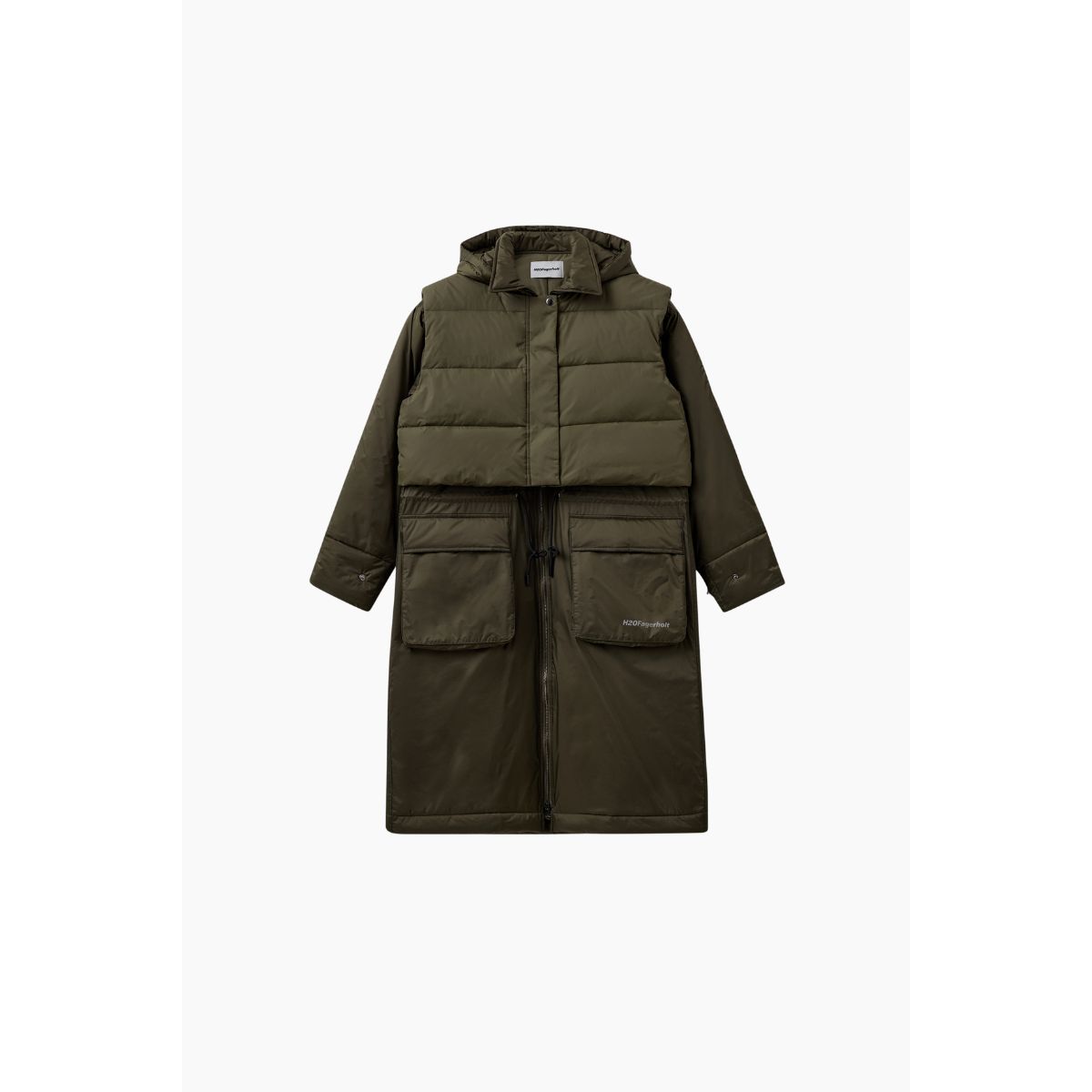 H2O Fagerholt - Warm Rain Jacket - Forrest Green